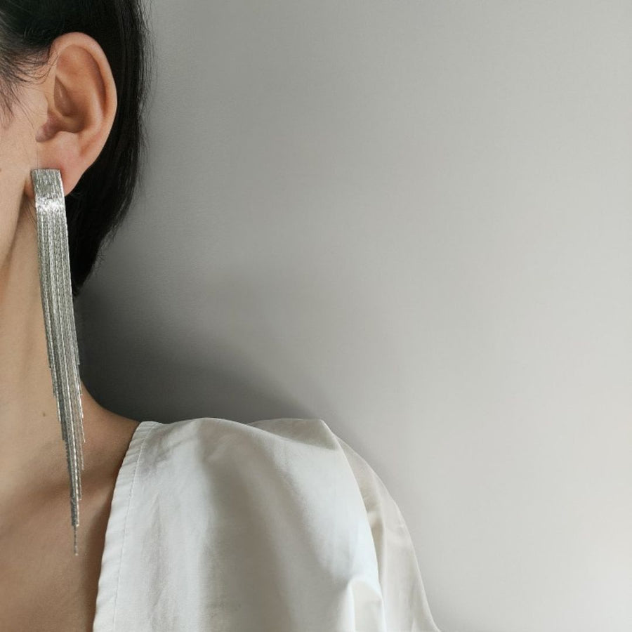 Shimmering Chain Earrings
