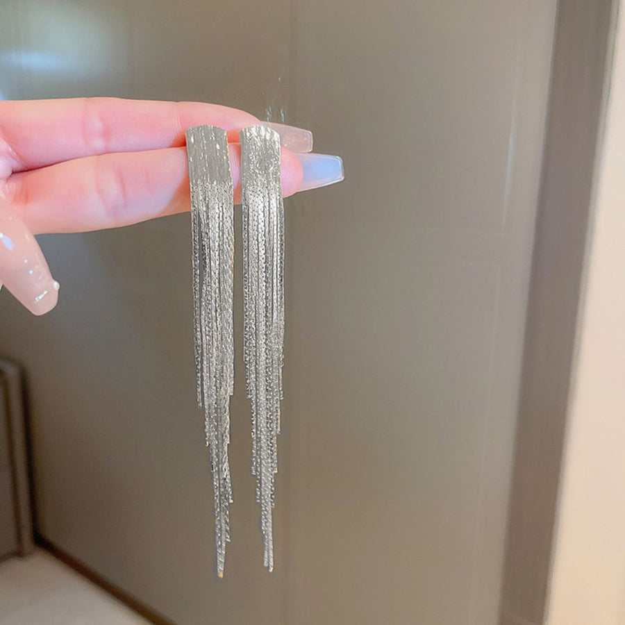 Shimmering Chain Earrings