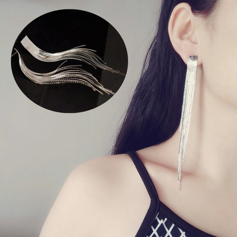 Shimmering Chain Earrings