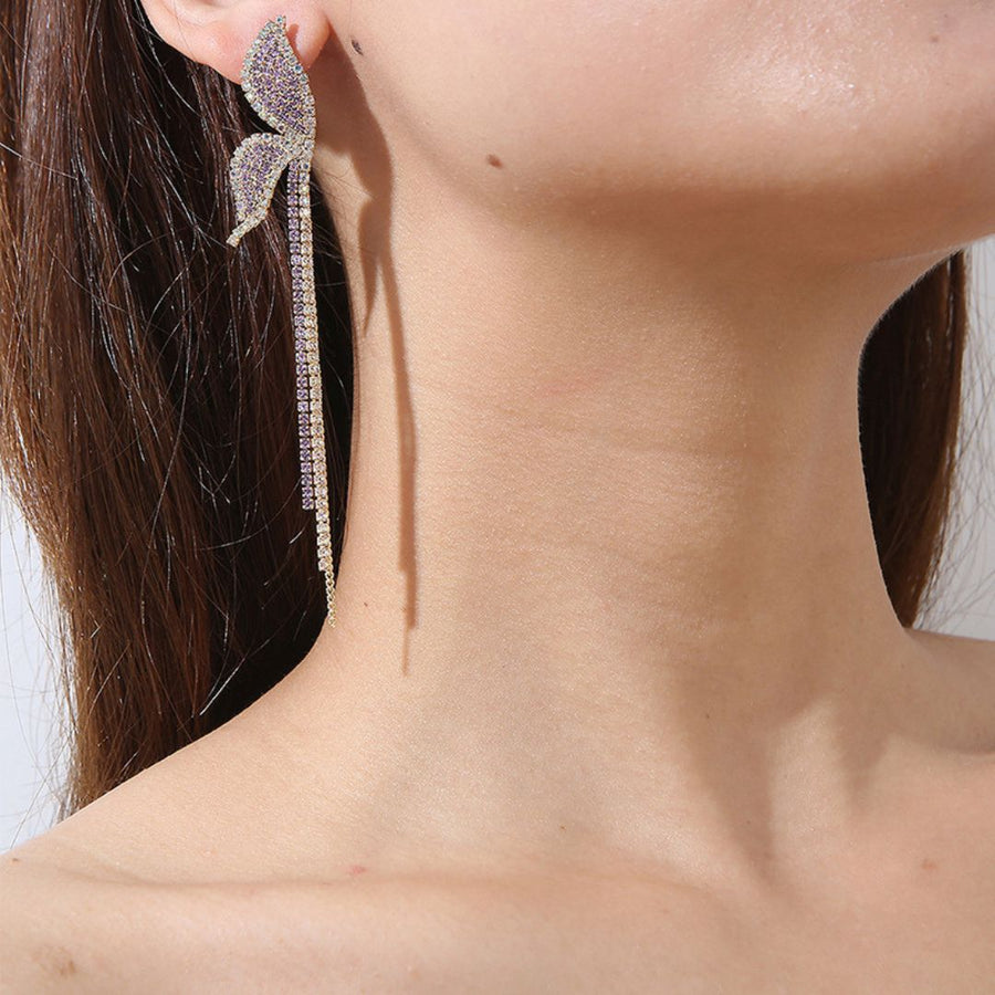 Butterfly Tassel Earrings