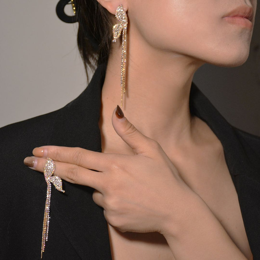 Butterfly Tassel Earrings