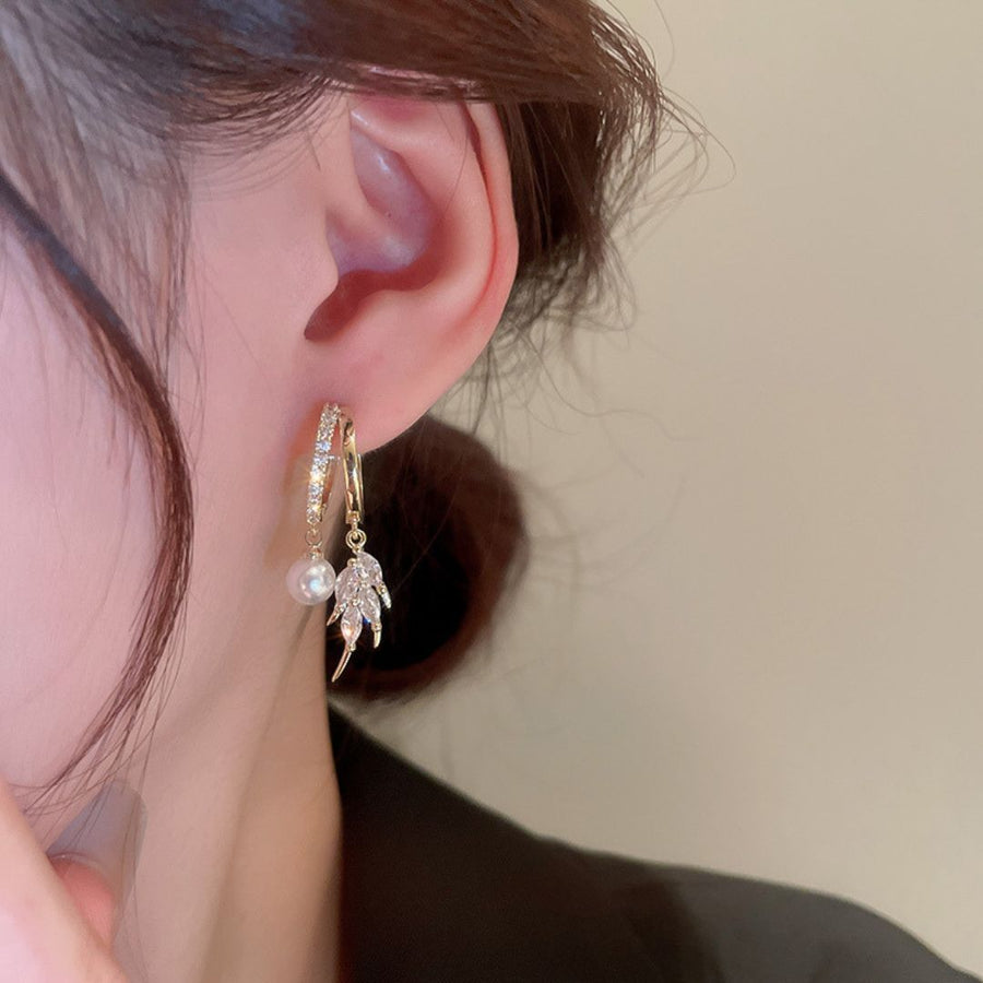 Dainty Pearl Drop Earrings