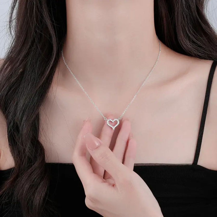 Moonlit Heart necklace