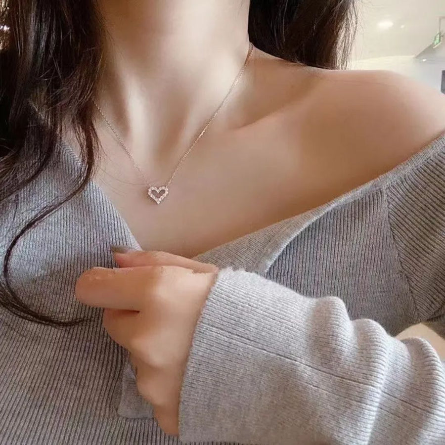 Moonlit Heart necklace