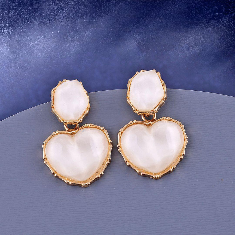 Bling Blogger Heart Earrings