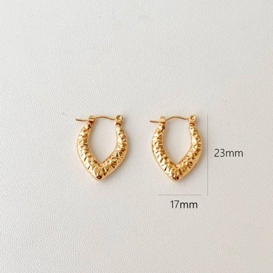 As Pretty As Gold Hoop Earrings