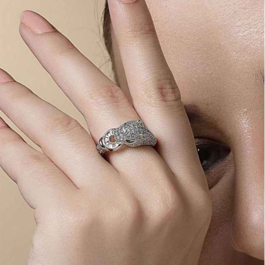 Silver Green Mystic Ring