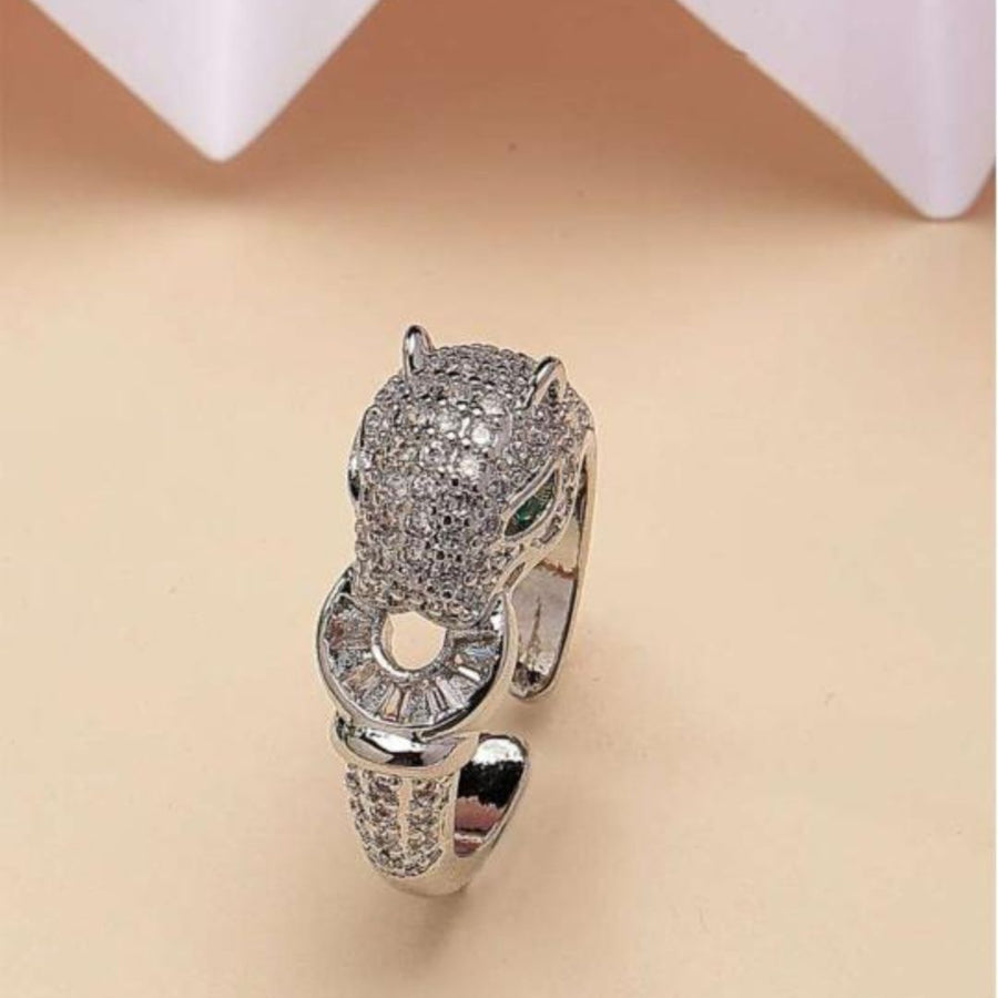 Silver Green Mystic Ring