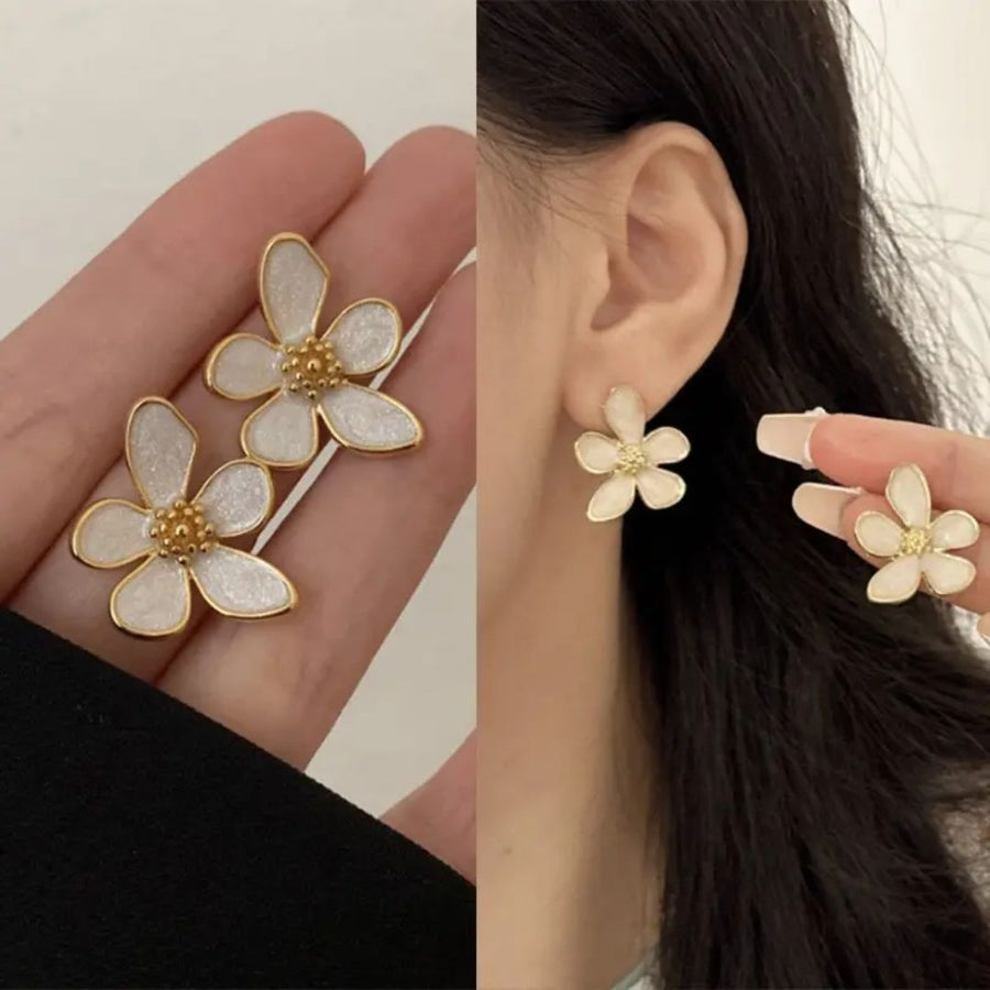 Floral Twirl Earring