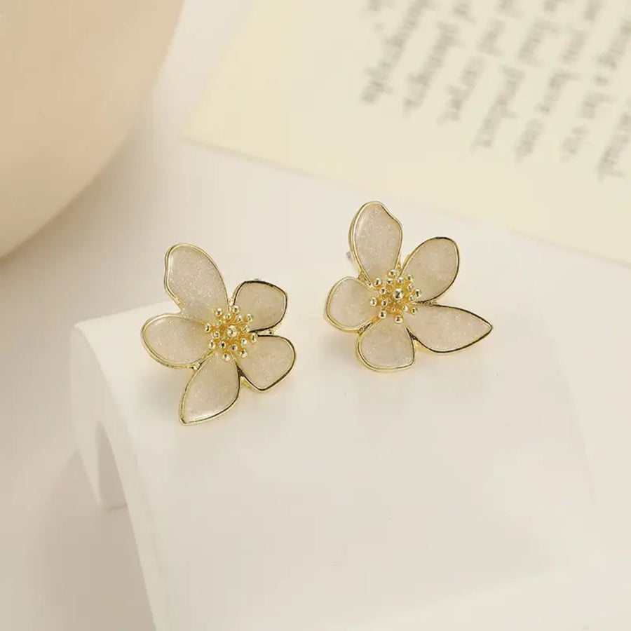 Floral Twirl Earring