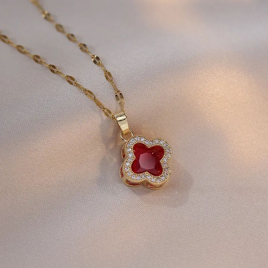 Crystal Rose Regalia Necklace
