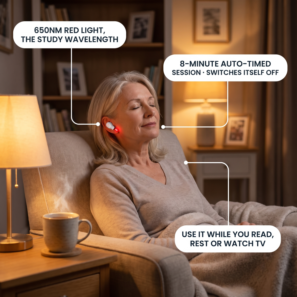 AuriLume™ — The 8-Minute Red Light Ritual That Turns The Volume Down On Tinnitus