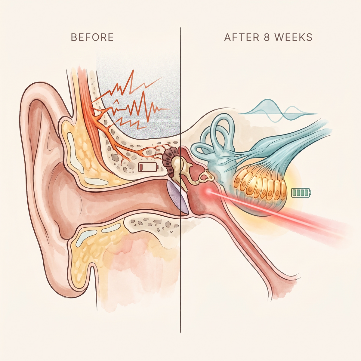 AuriLume™ — The 8-Minute Red Light Ritual That Turns The Volume Down On Tinnitus
